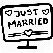 just marrird sign