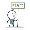 start sign guy